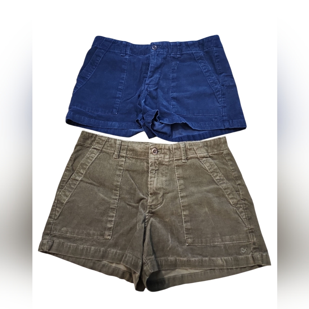 Outerknown Navy and Brown Cargo Shorts